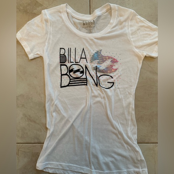 BILLABONG White Tee - Picture 1 of 2